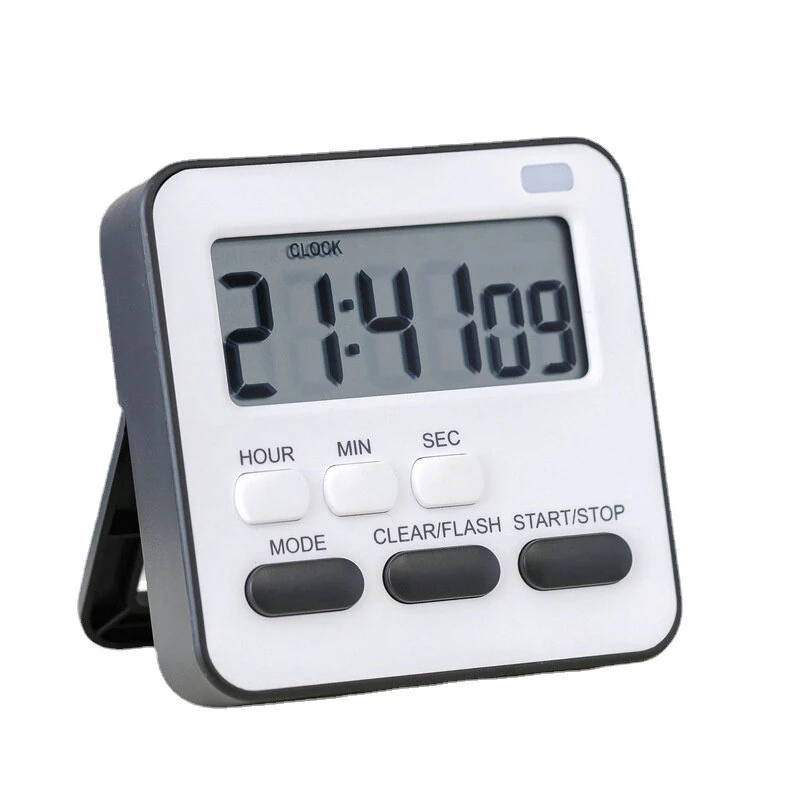 LED Digital Kitchen Timer - 24-Hour Countdown, Dual Alarm, Magnetic Base - Image 2