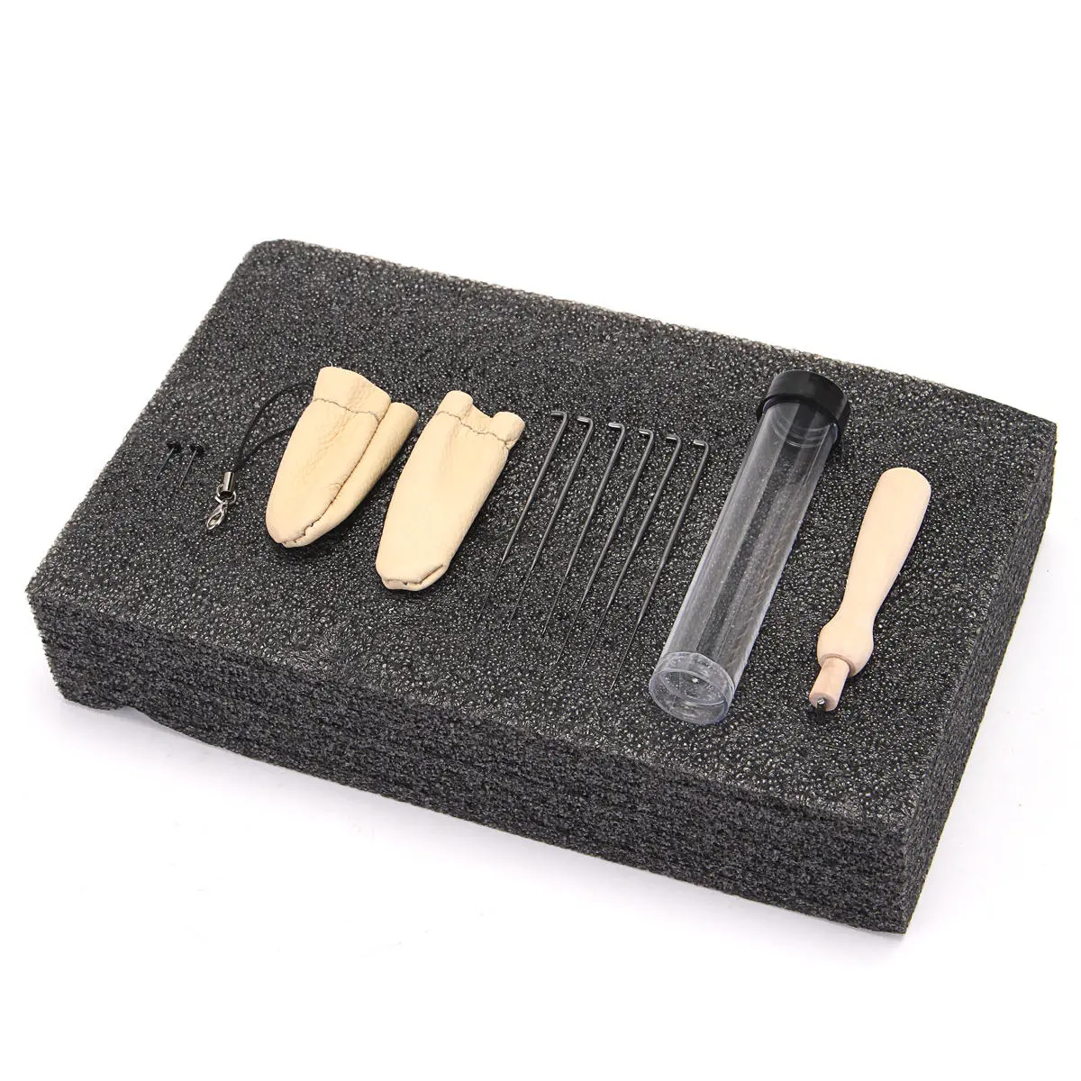 Wool Felt Needle Felting Starter Kit - Craft Tools & Stamp Poker Accessories - Image 4