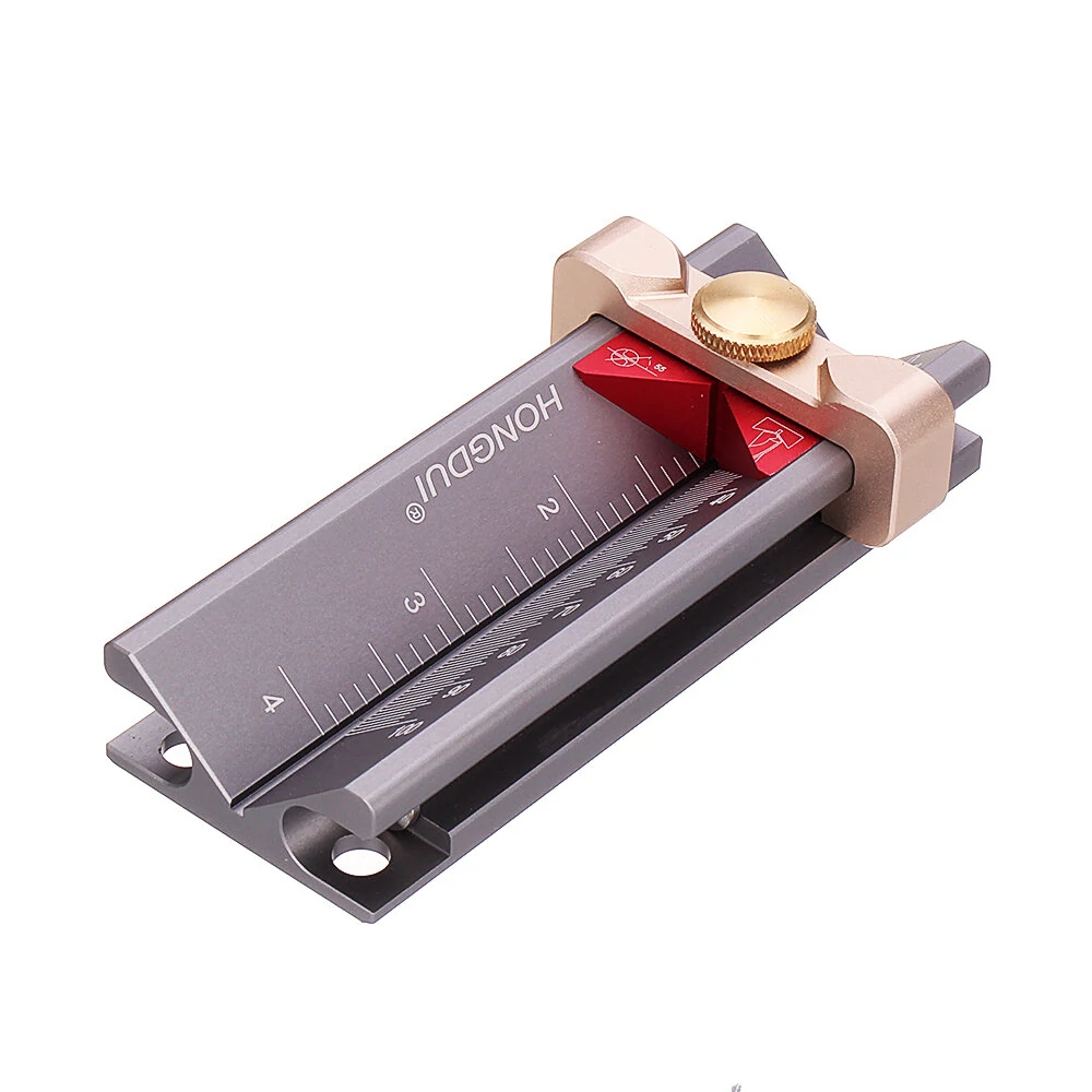 HONGDUI 3-in-1 Multifunction Measuring Gauge | Drill Depth & Angle Gauge | Woodworking Tool - Image 4