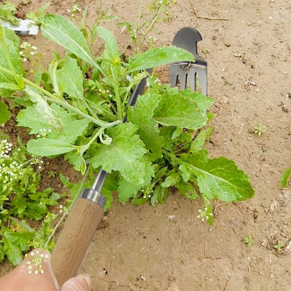 Master Weeder Tool - Wood Weed Puller & Grass Root Remover | Essential Farm & Lawn Supply - Image 2