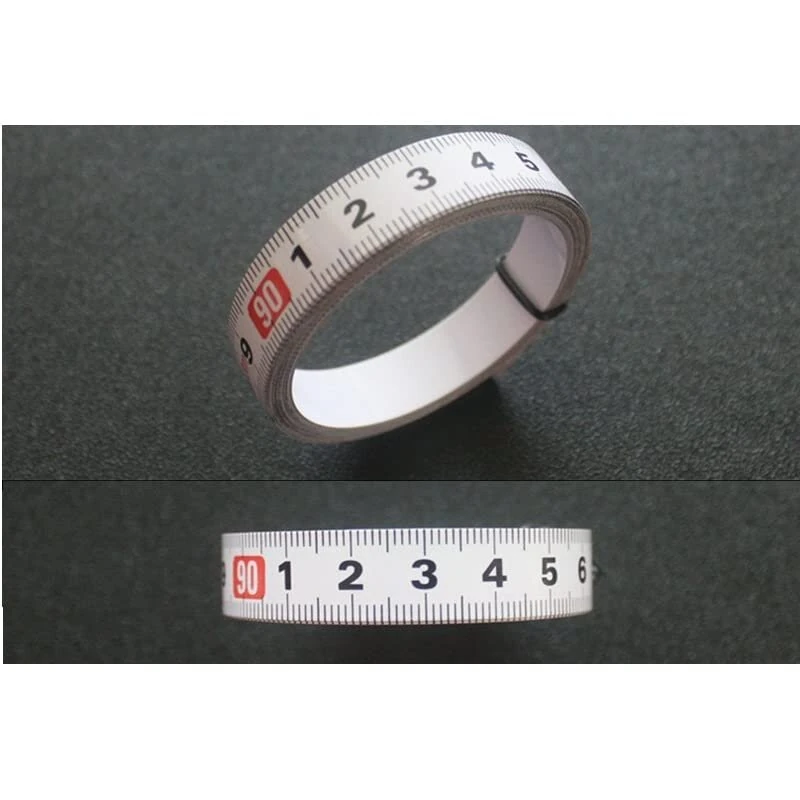 Self Adhesive Workbench Ruler Tape Measure - 1M or 2M Length x 10MM Width for Woodworking Miter Fence - Image 4