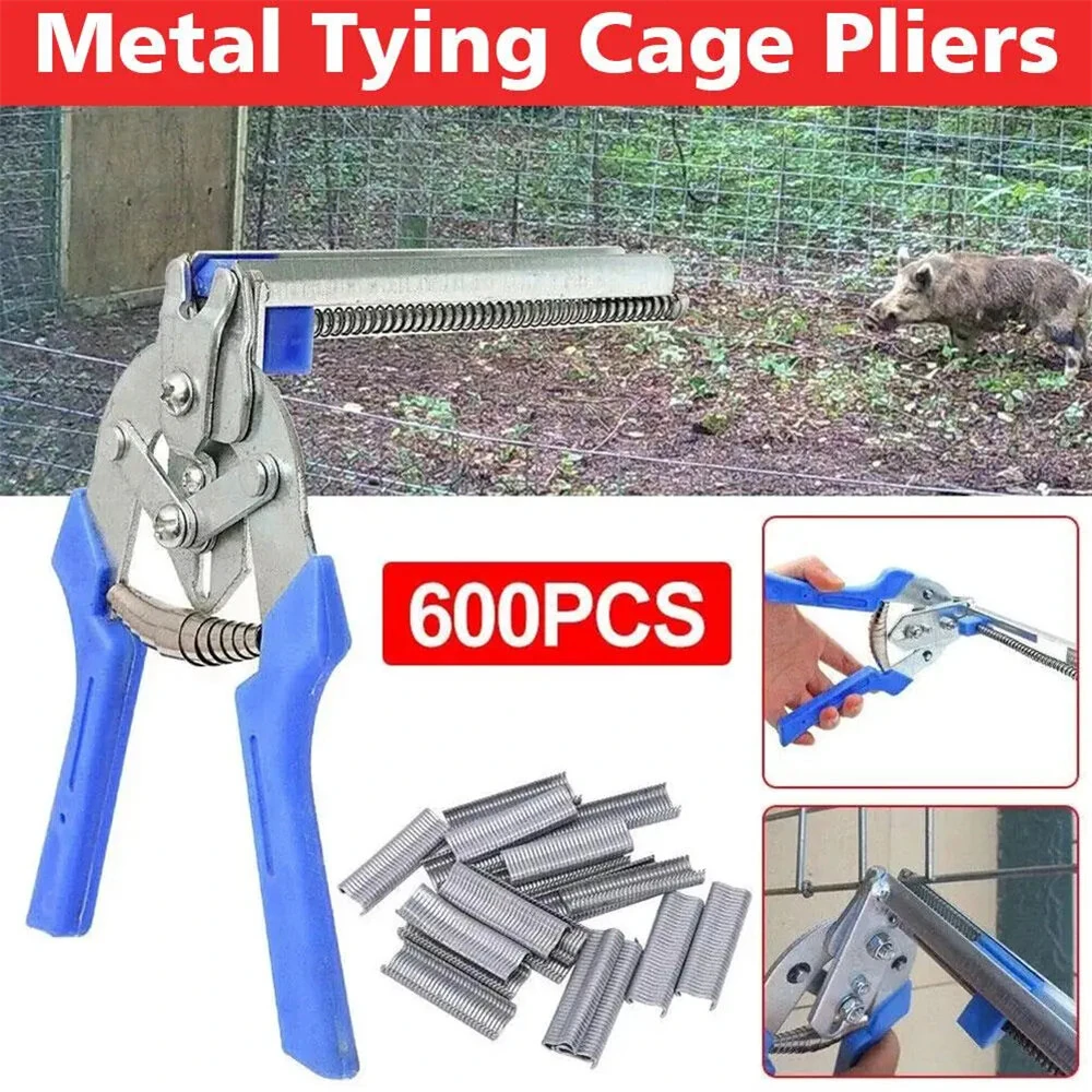 Type M Nail Pliers - Steel & Plastic Soft Grip Handle for Wire Fencing & Repair - Image 2