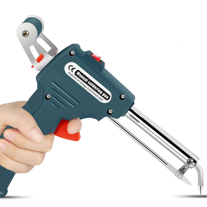 60W Auto-Soldering Iron | 220V EU Plug | Internal Heating & Auto-Feed | Hand-Held Repair Tool - Image 5