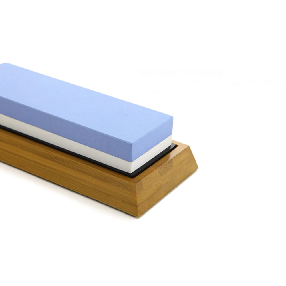 Sharpal 1000/6000 Grit Whetstone - Dual Sided Sharpening Stone with Angle Guide | Water Stone Honing Tool - Image 5