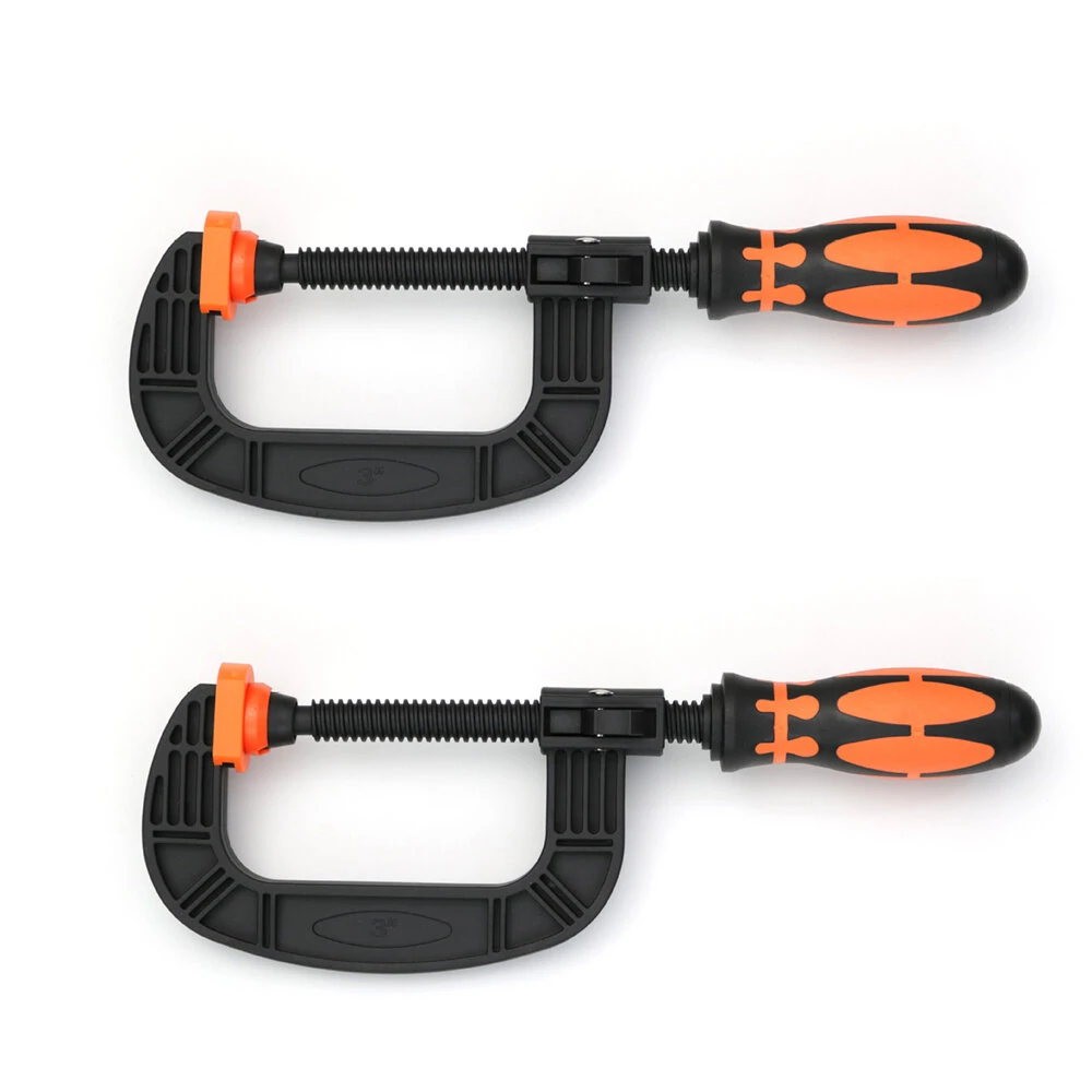 Heavy-Duty G-Clamp with Swivel Jaw Pad - Easy Adjustment for Woodworking - Image 5