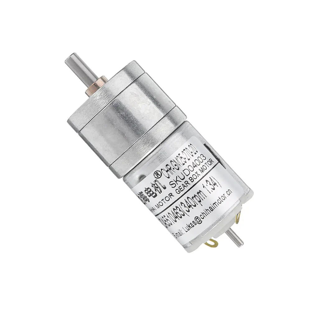 Chihai DC 7.4V Geared Motor - 340rpm or 550rpm Reduction Motor - Image 4