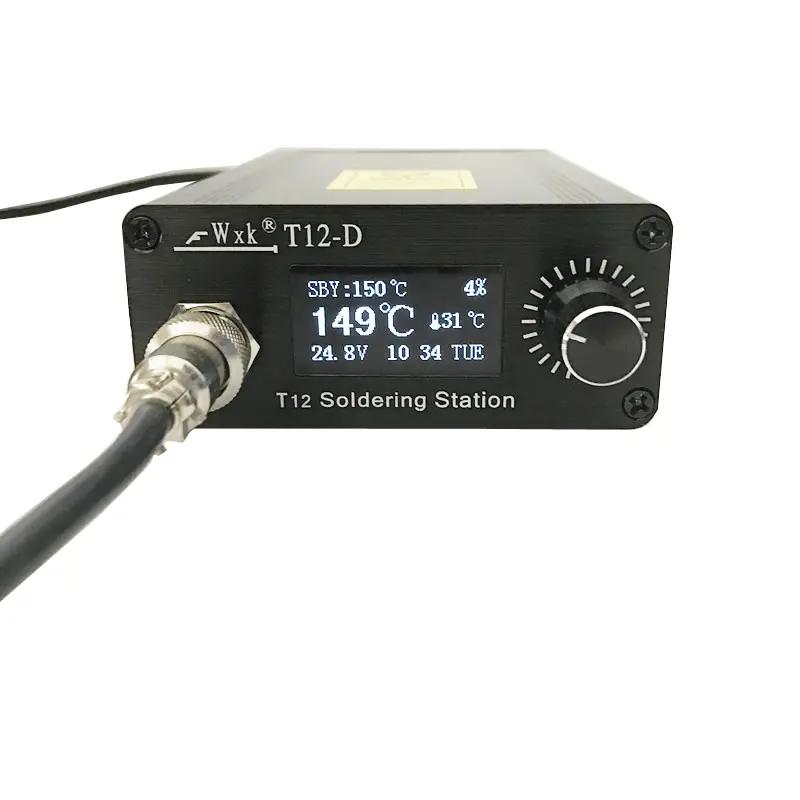 Fwxk T12-D Soldering Station | 1.3in OLED Screen | Auto Sleep & Rapid Heating 150-480°C - Image 4