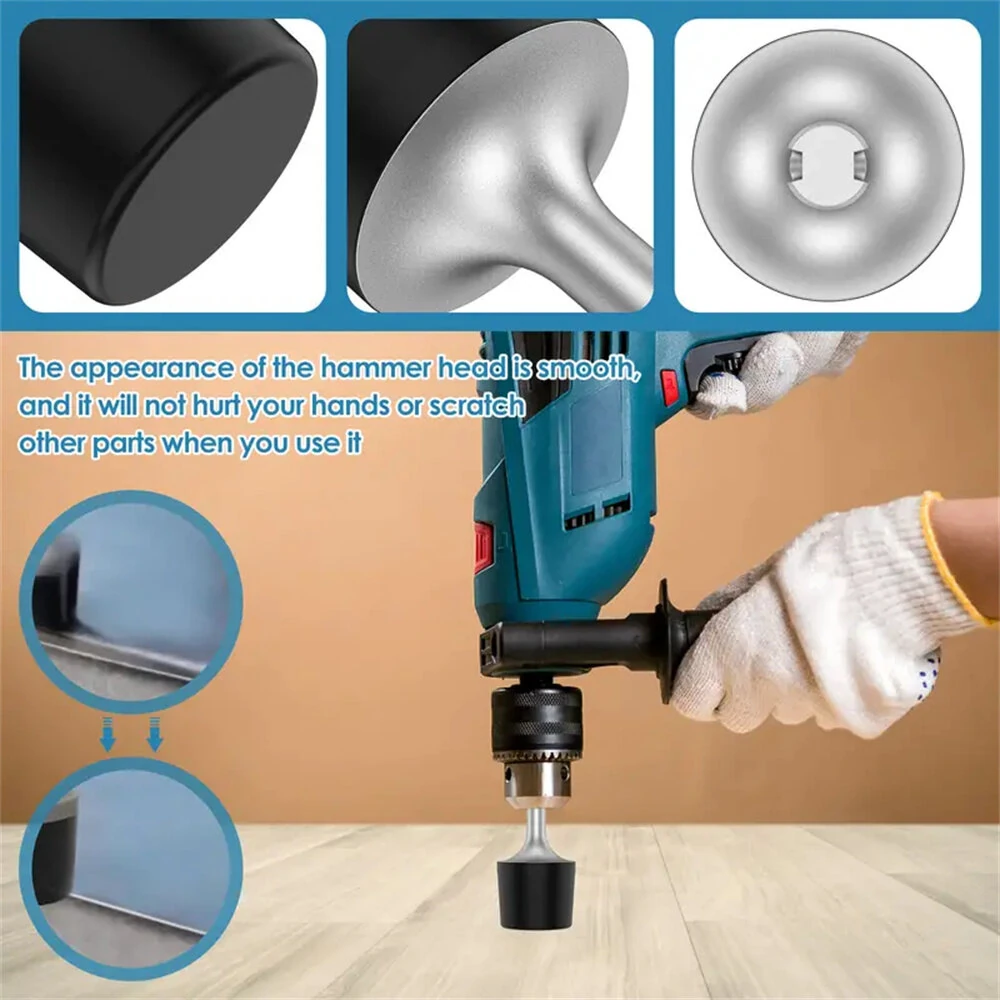 Rotary Hammer Drill Head - 45# Steel Round Shank 95x36.8x10mm - Wear Resistant for Walls & Tiles - Image 5