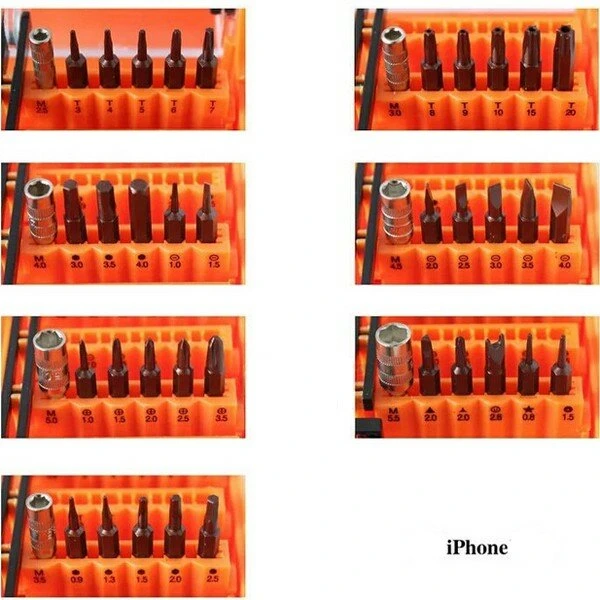 JAKEMY JM-8116 45 in 1 Precision Screwdriver Set | Phone & Notebook Repair Tools - Image 4