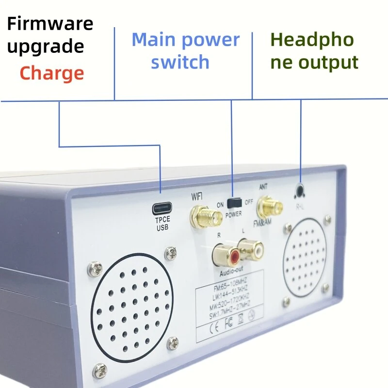 RX260-A TEF6686 Digital Radio - FM AM SW Receiver with Bluetooth | Portable Speaker - Image 5