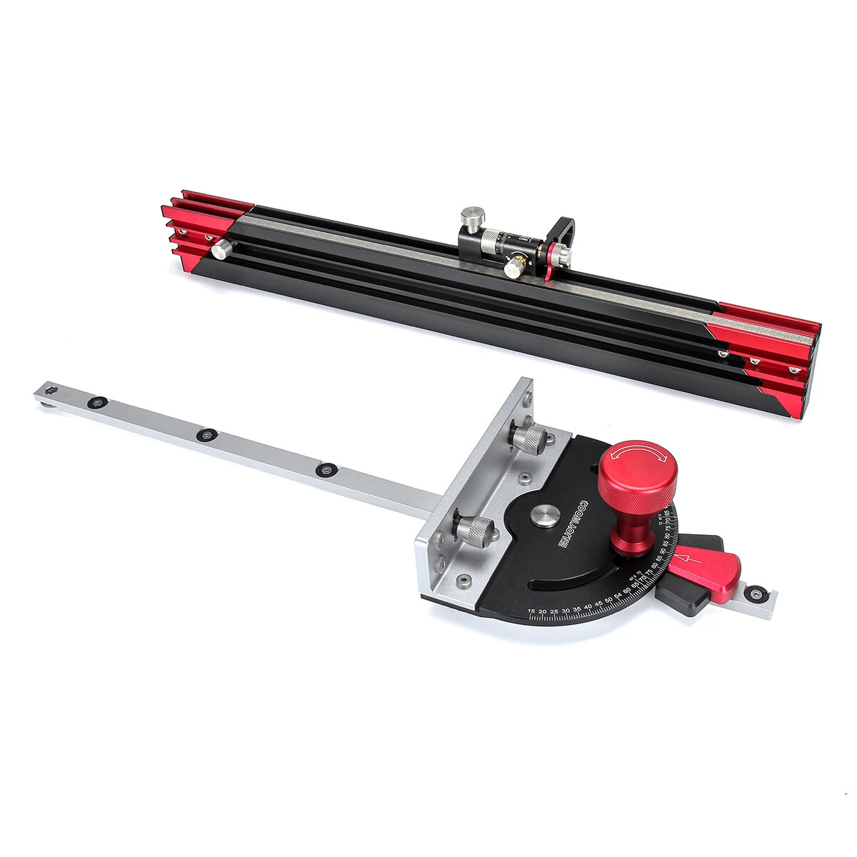 ENJOYWOOD Precision Table Saw Miter Gauge | 890mm Extendable Fence & 27 Angle Stops - Image 5