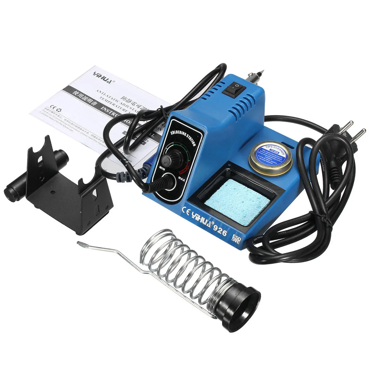 YIHUA 926 60W Adjustable Temp Soldering Station | 220V with Weller Base - Image 5