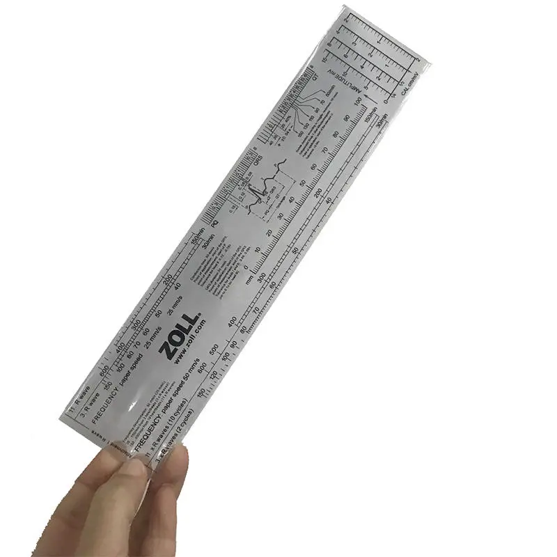 PVC ECG Ruler & Caliper | Electrocardiogram Divider for Medical Measurement - Image 4