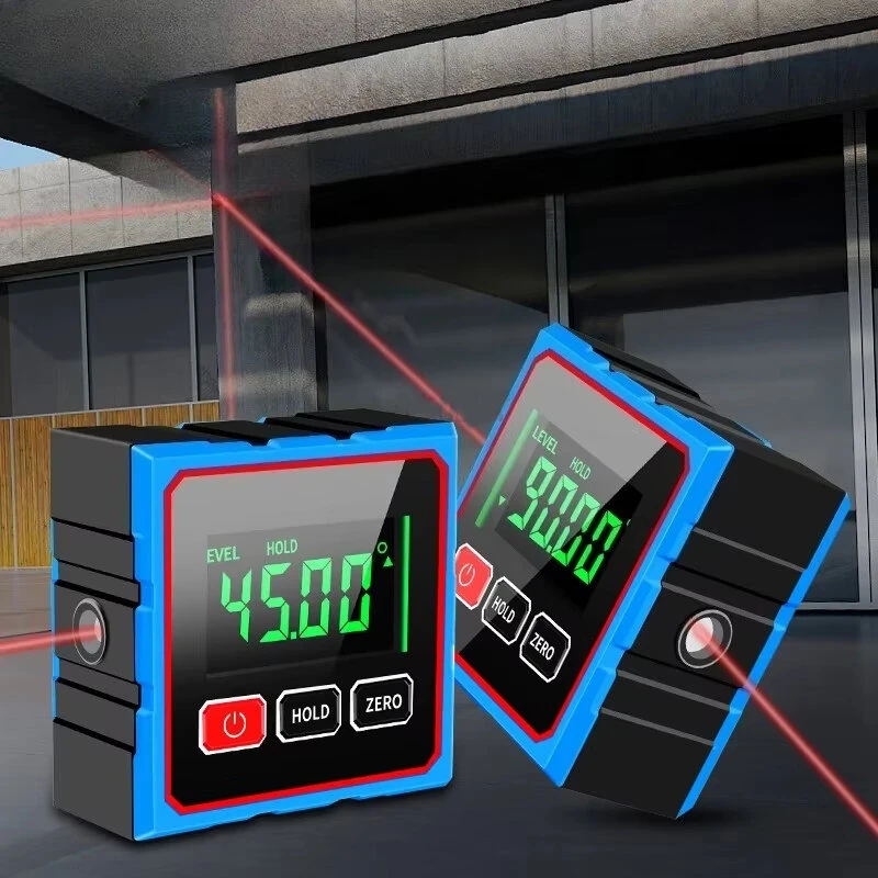 CZDANG Digital Angle Dipmeter | 4-Sided Magnetic Inclinometer ±0.2° Accuracy | Cross Laser Level - Image 3