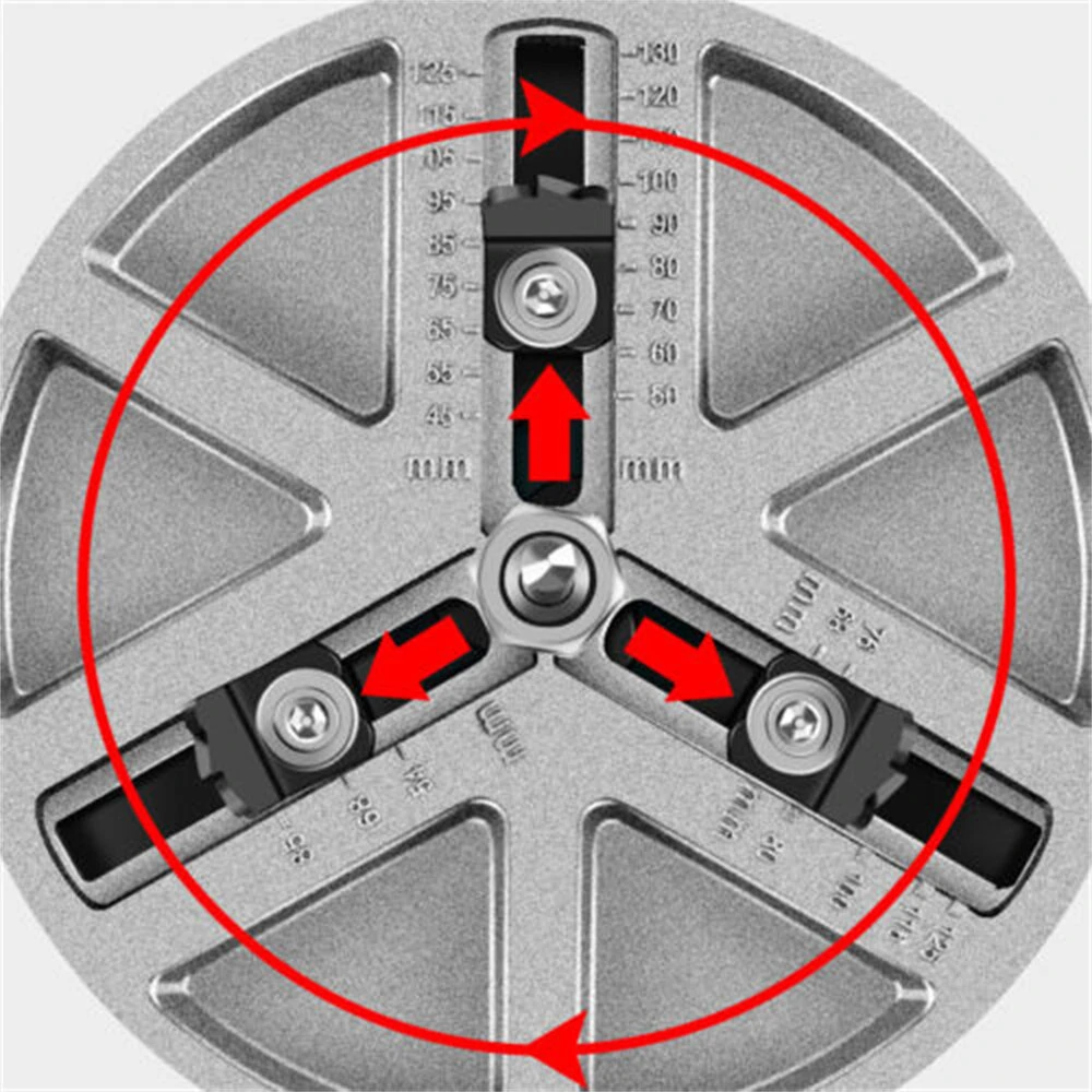 Universal Adjustable Hole Saw Cutter - Drill Bit for Wood, Plastic, Gypsum & Aluminum - Image 5