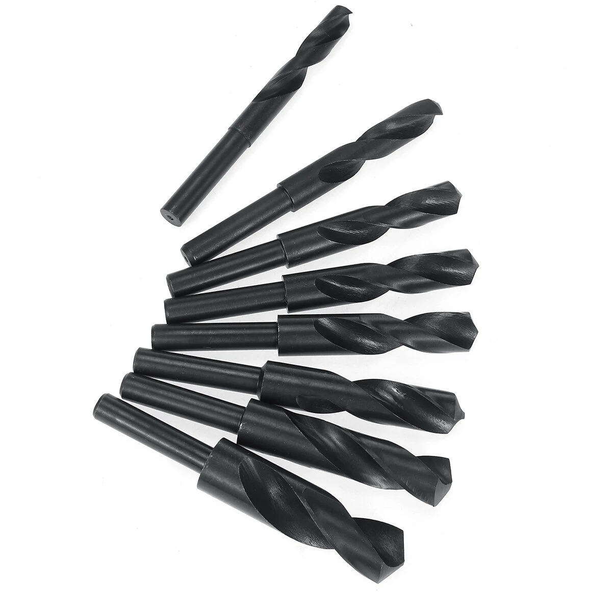 8pcs HSS 4241 Twist Drill Bit Set - 9/16 to 1 Inch for Wood Plastic Aluminum - Image 4