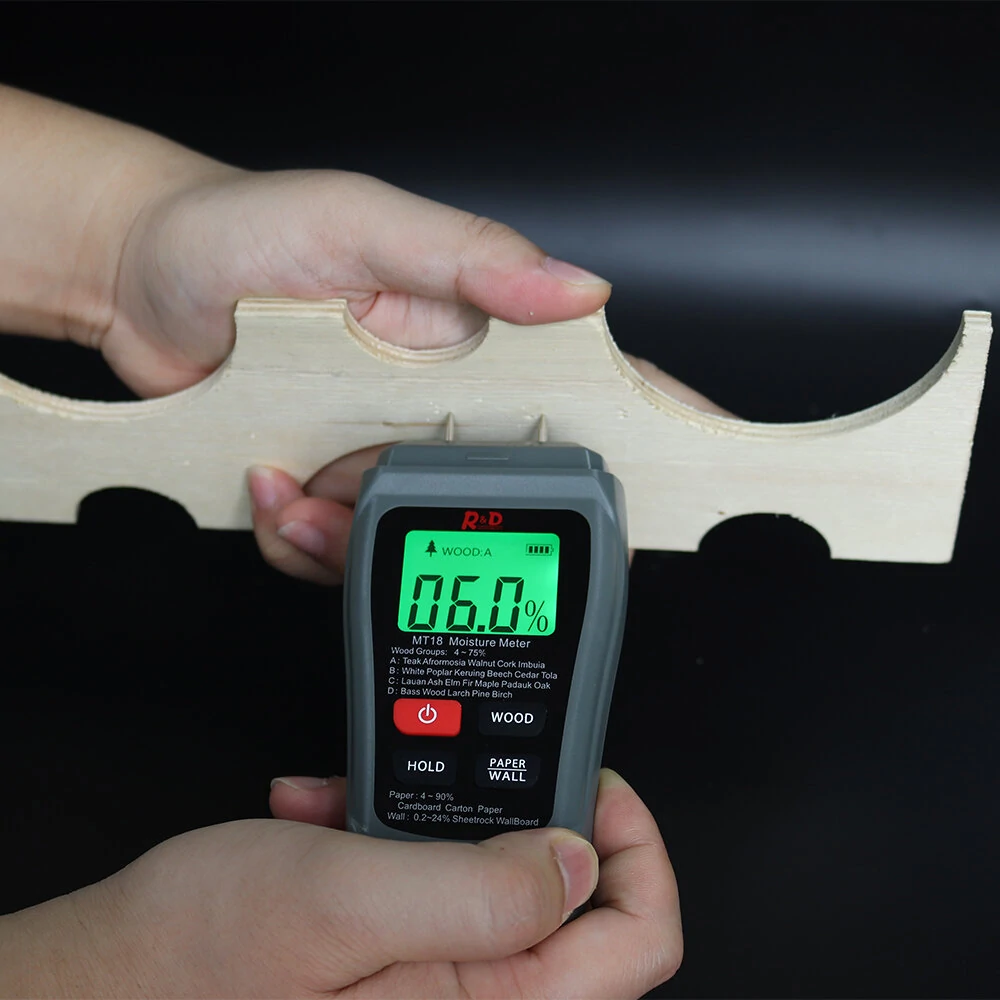 Wood Moisture Meter - Digital Needle Display for Wood, Cardboard & Walls - Image 4