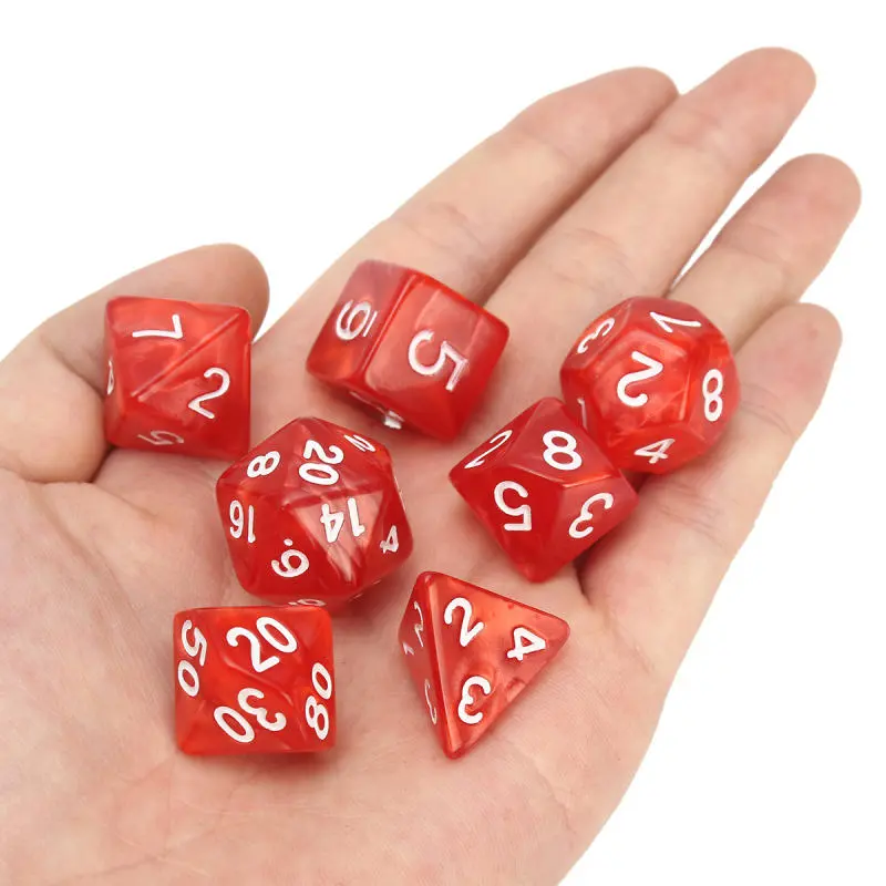 MTG Dice Set - 56 Pcs Polyhedral RPG Dice in 8 Colors with 8 Pouches - Image 3