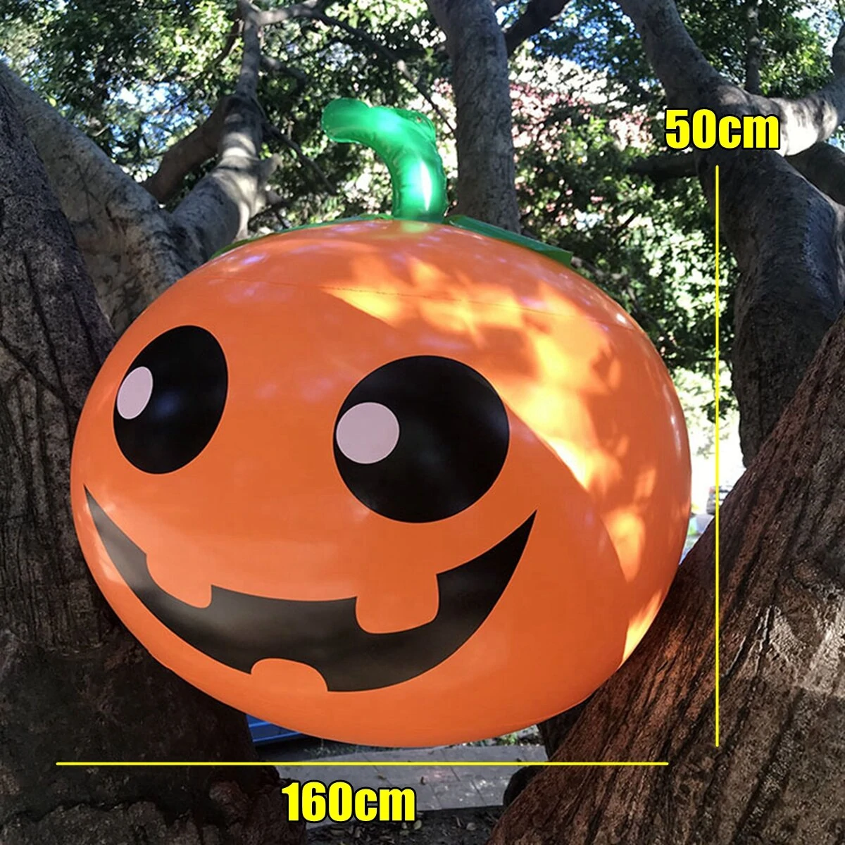 Halloween Inflatable Ghost - 50cm Durable PVC Decor | Pumpkin Spider Gift - Image 5