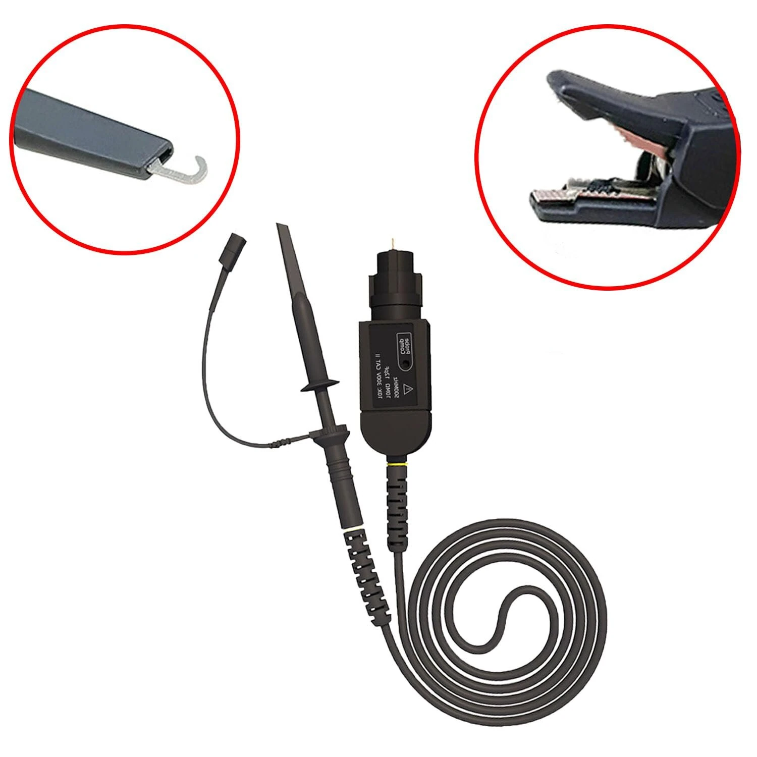 Universal Oscilloscope Probe Kit 500MHz 300MHz 200MHz | BNC 10:1 1:1 | Gold Plated Pins & Full Accessory Kit - Image 5