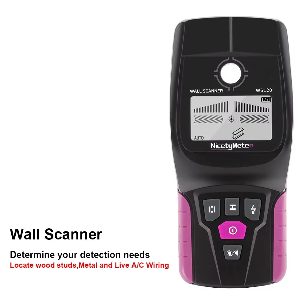 Wall Scanner | Multifunction Stud Finder Detects Metal, Wood & Live Wires - 100mm Detection - Image 4