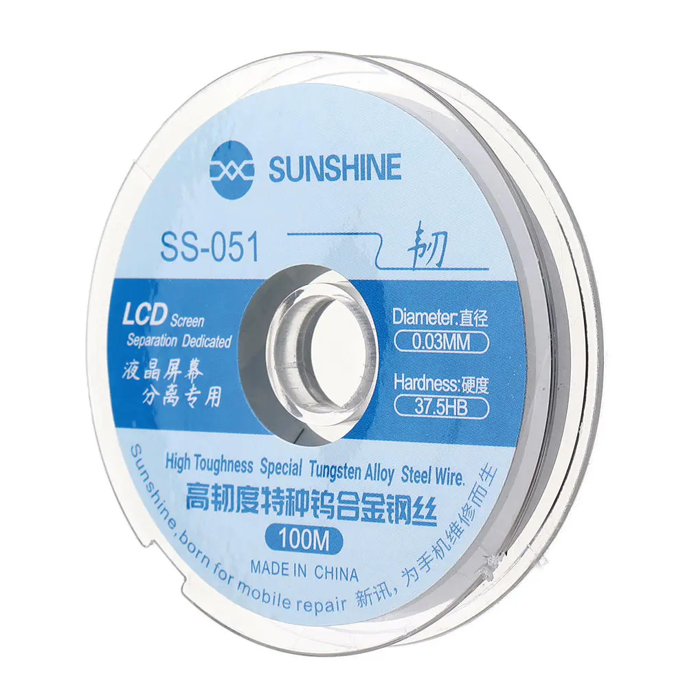 Tungsten Alloy Steel Wire - 0.03mm 100m for LCD Screen Repair | Mobile Tool - Image 3