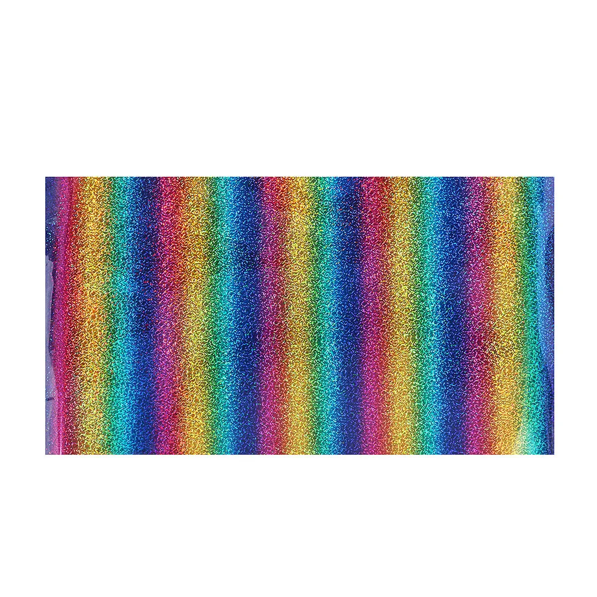 Rainbow Heat Transfer Vinyl | 30x100cm PU Iron-On Film for T-Shirts & Textiles - Image 3