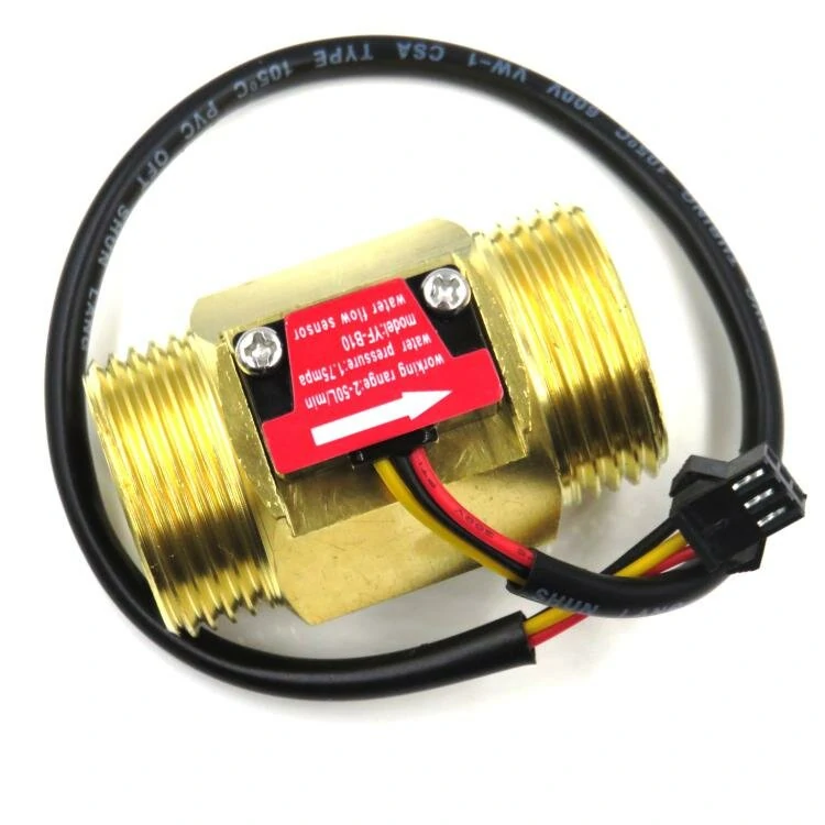 1 Inch Water Flow Sensor | DN25 Brass Turbine Flowmeter | Hall Sensor Switch Industrial Water Meter - Image 3