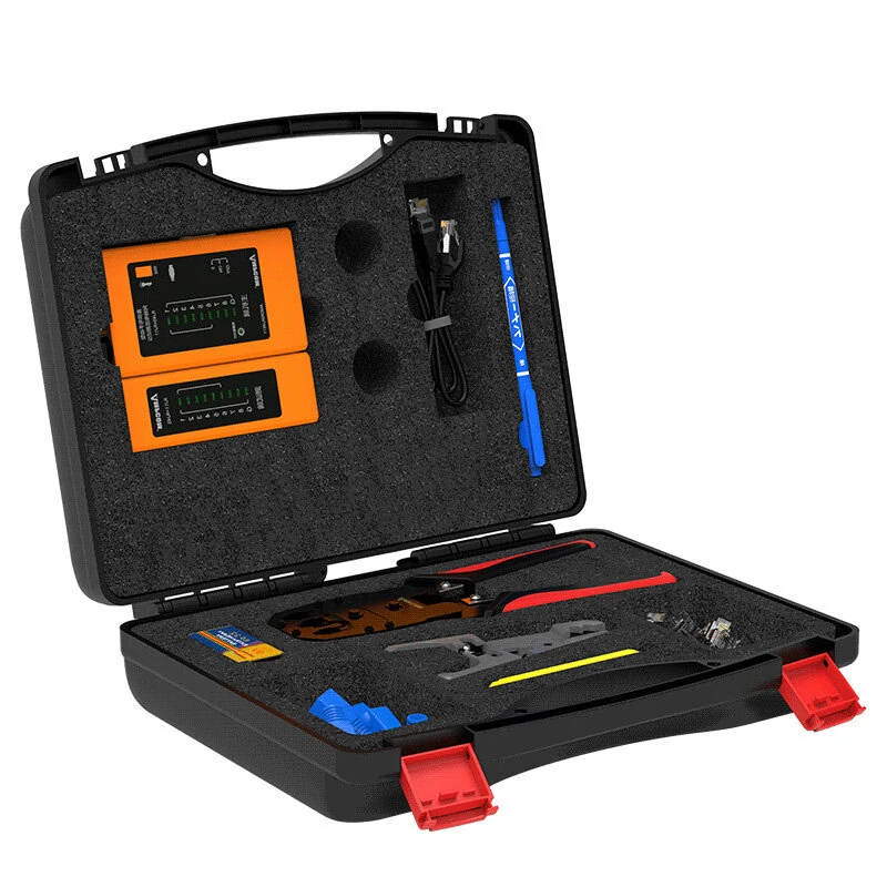 AMPCOM Network Cable Pliers Set - 8P6P Crimping Tool with Cable Tester - Image 3