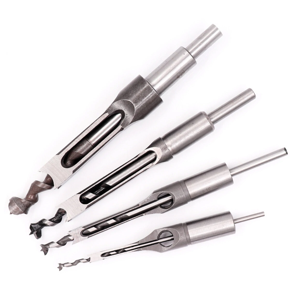 Woodworking Square Hole Drill Bits - Mortice Auger Mortising Chisel Carpenter Tool - Image 3