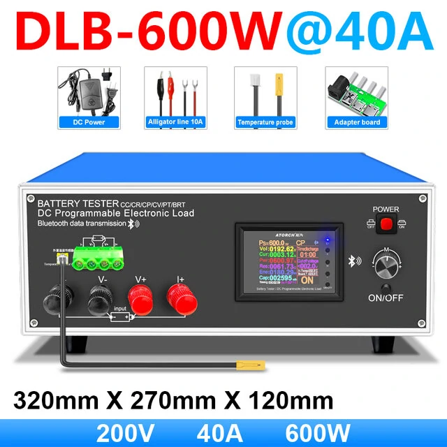 ATORCH Car Battery Tester - 12V DC Voltage Indicator & 18650 Capacity Monitor - Image 3