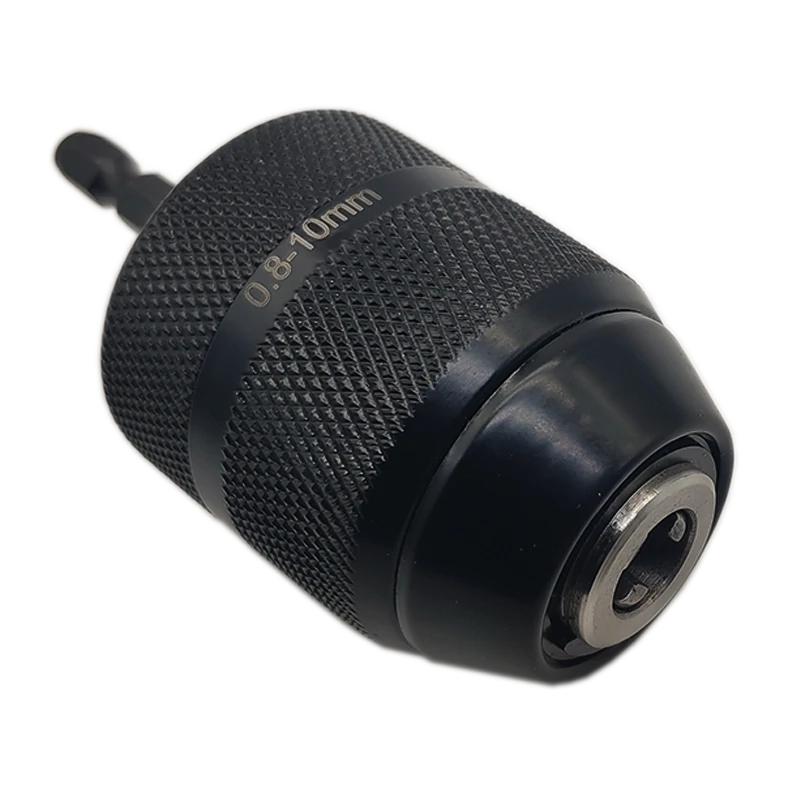 3-Jaw Drill Chuck Quick Change Adapter | 0.8-10mm Capacity | SDS-Plus to 3/8-24UNF & 1/4 Hex - Image 4
