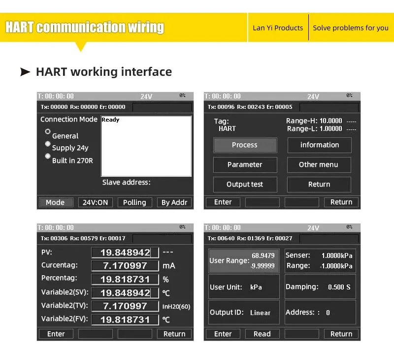 HART 4-20mA Signal Generator - MR9270S+ Thermocouple Transmitter & Paperless Recorder - Image 4