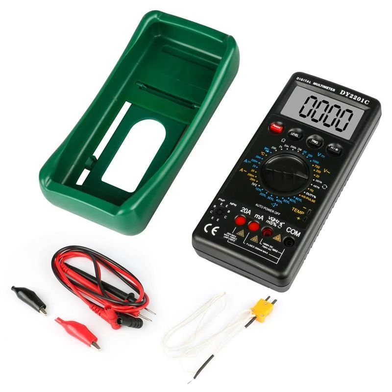 DUOYI DY2201C Digital Multimeter - Automotive Tester for RPM Voltage Ohm Amp - Image 5