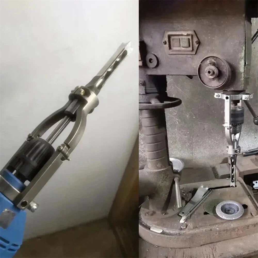 Square Hole Drill Bit Adapter - Professional Mortiser Attachment for Woodworking - Image 4