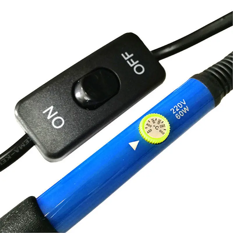 60W Adjustable Temperature Soldering Iron Station | 5 Tips Kit - Image 3