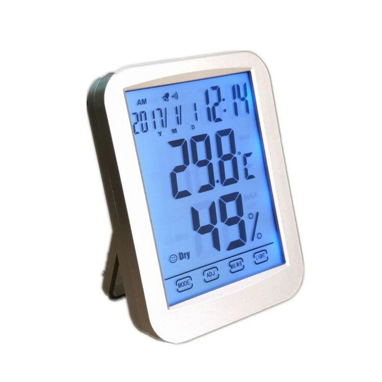 Luminous Touch Screen Hygrometer - Digital Temperature & Humidity Meter - Image 3
