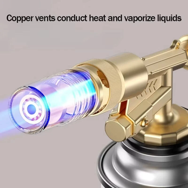 High-Temperature Flame Nozzle 1300°C - Portable Welding Gas Torch with Electronic Ignition - Image 4