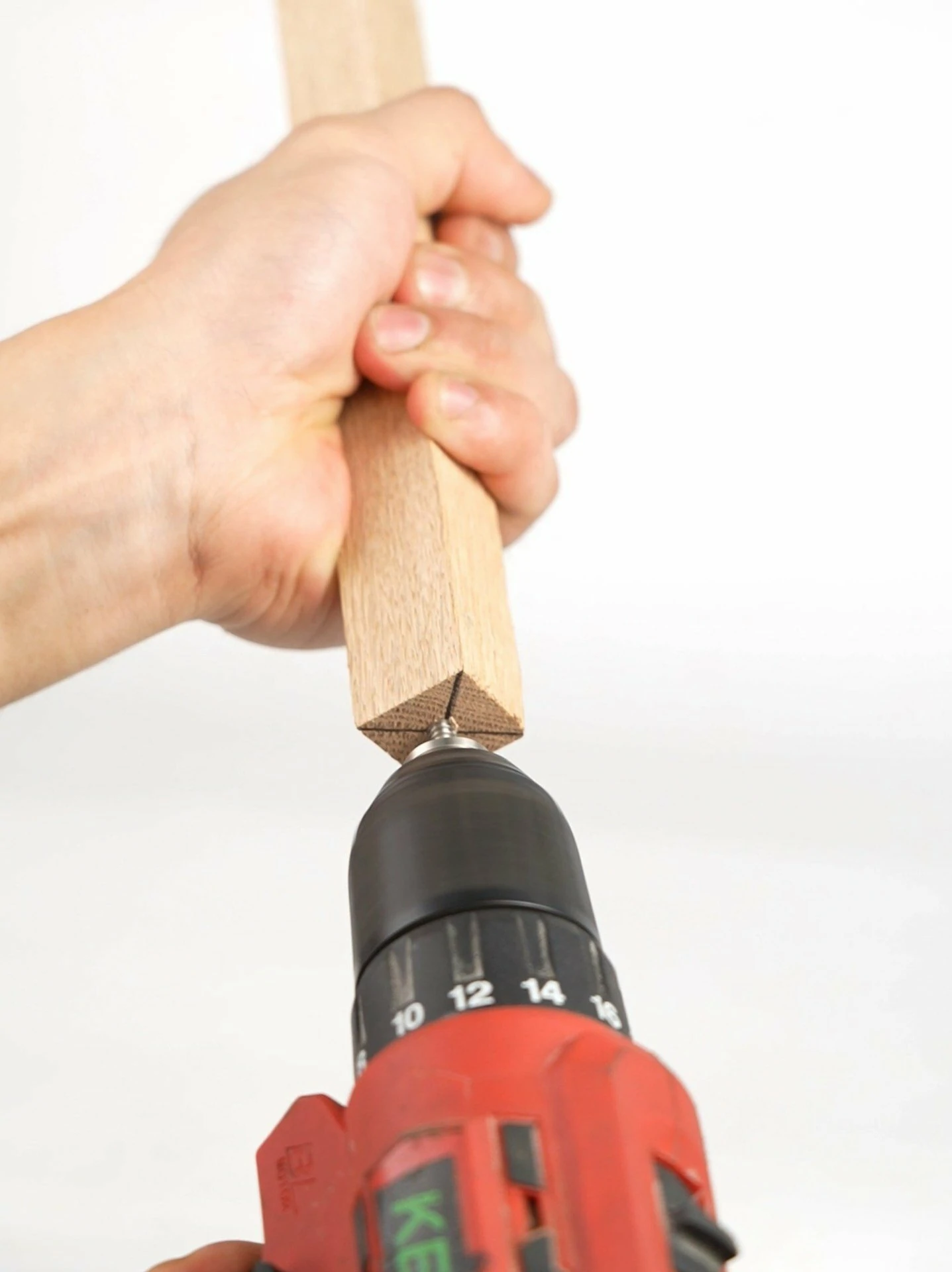 Adjustable Drill Head for Woodworking - 10mm Hex End - Stainless Steel - Image 4