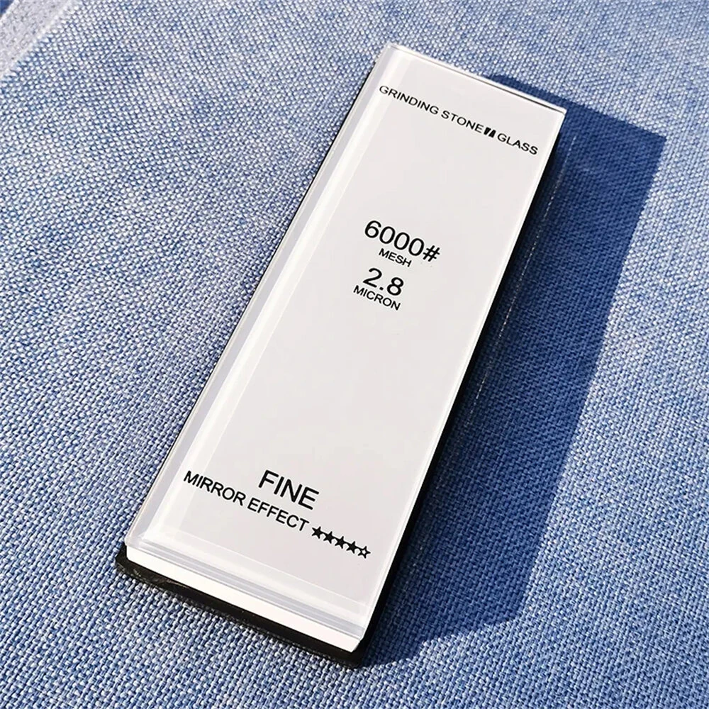 White Alundum Sharpening Stone 240-10000 Grit | 180x60x20mm Whetstone for Knives & Tools - Image 2
