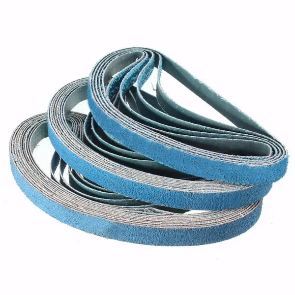 Zirconia Sanding Belts 10Pcs | 40-80 Grit | 13x457mm Abrasive Grinding Tool - Image 2