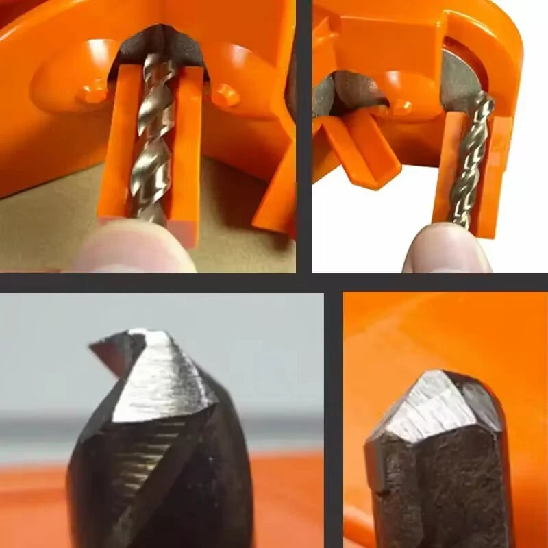 Multipurpose Drill Bit Grinder Sharpener | 3 Holders & 2 Wheels | Steel Construction - Image 2