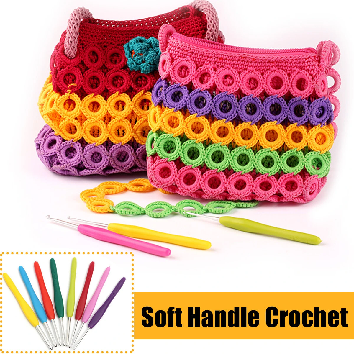 57PCS Crochet Set - Multifunctional Knitting Tools Kit with Case - Image 5