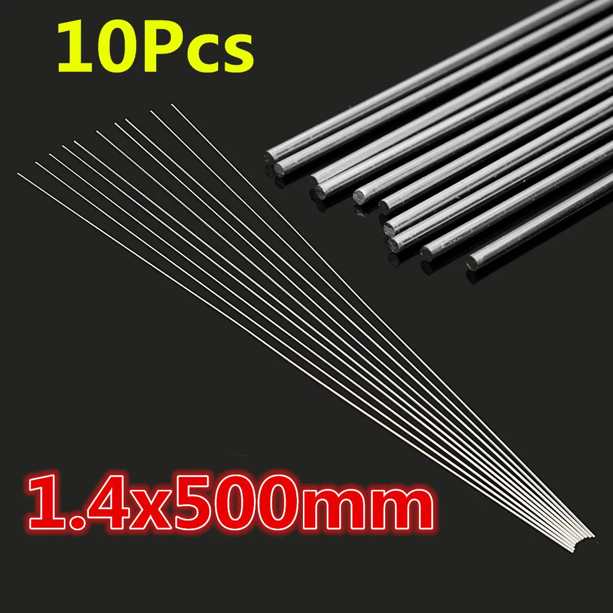 10Pcs 1.4x500mm Low Temp Aluminum Welding Rods | Repair & Brazing Tools - Image 3
