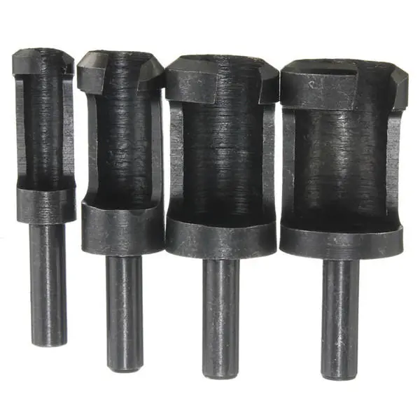 4pcs Wood Plug Hole Cutter Set - 6mm 10mm 13mm 16mm Tenon Drill Bits - Image 4