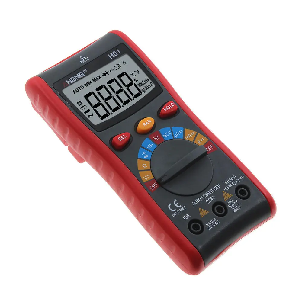 ANENG H01 Digital Multimeter | 4000 Counts Auto-Range | AC/DC Voltage & Current - Image 5
