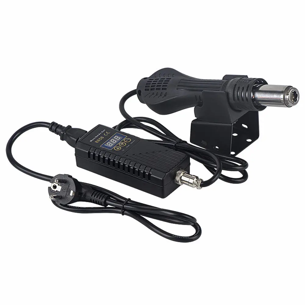 8858 Portable BGA Rework Hot Air Soldering Station | 220V Handheld Heater with Tools - Image 3
