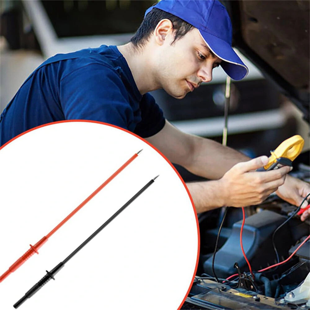 Universal Multimeter Test Probe - 2PCS 4mm Banana Plug | Extended Length for Automotive Repair - Image 5