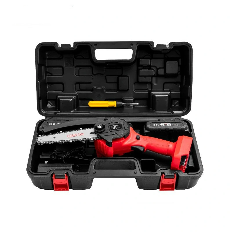 HiLDA 220V 1000W 6-Inch Electric Chainsaw | Rechargeable Lithium Battery for Wood Cutting & Pruning - Image 2