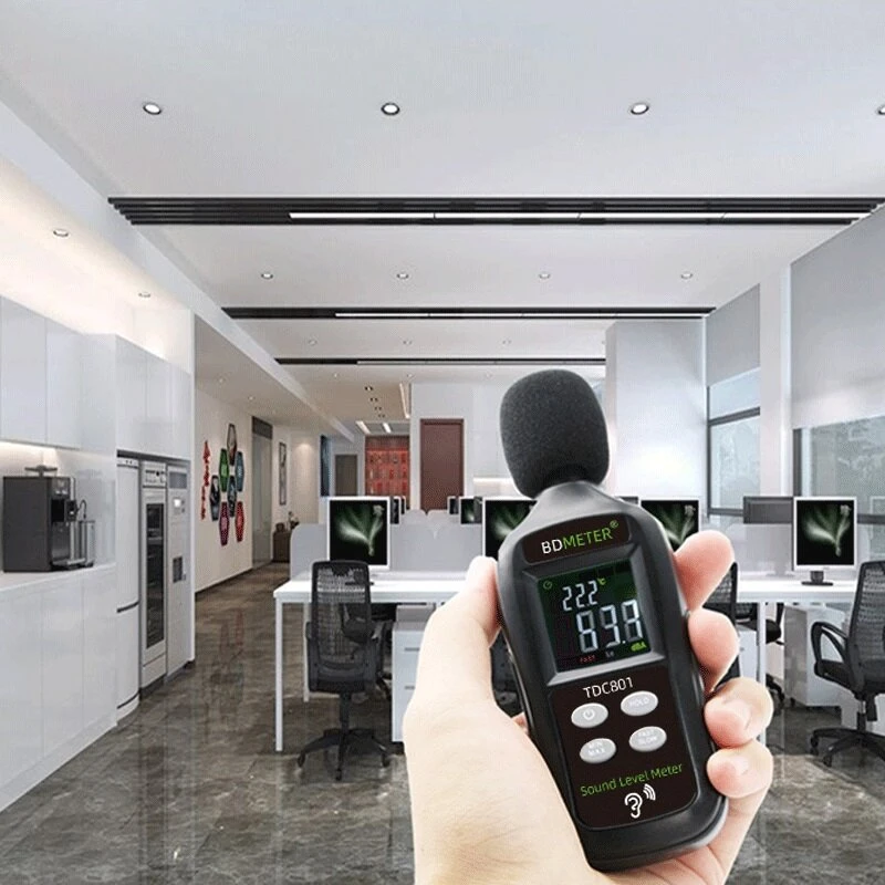 BDMETER TDC801 Digital Noise Meter - 35-135dB Handheld Sound Level Decibel Tester - Image 2